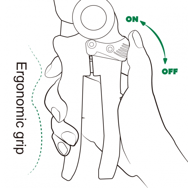 KC-C6168 Professional Garden Shears-Ergonomic grip KC-C6168 Professional Garden Shears-Ergonomic grip