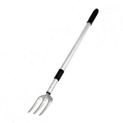 Telescopic long handle spading fork